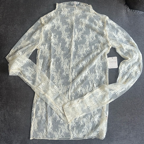 Free People Tops - *NEW WITH TAGS* FREE PEOPLE Lady Lux Layering Top in Evening Creme